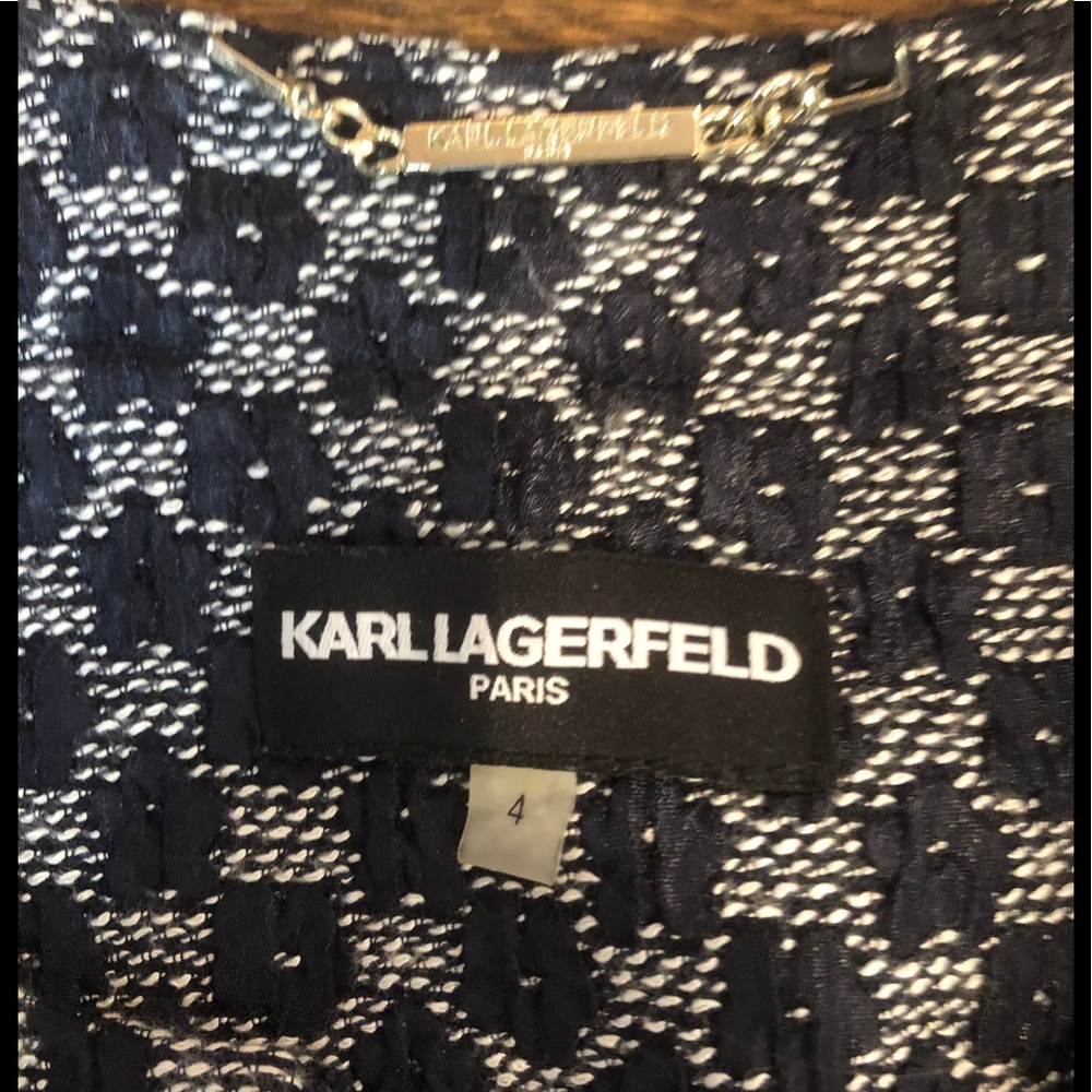 Karl Lagerfeld Paris zip up blazer - Picture 2 of 4